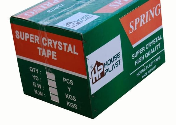 سلوتيب كريستال اتش بي  Super Crystal HP Clear Tapeعالي الجودة للمصانع سلوتيب كريستال عريض عرض 4.5 