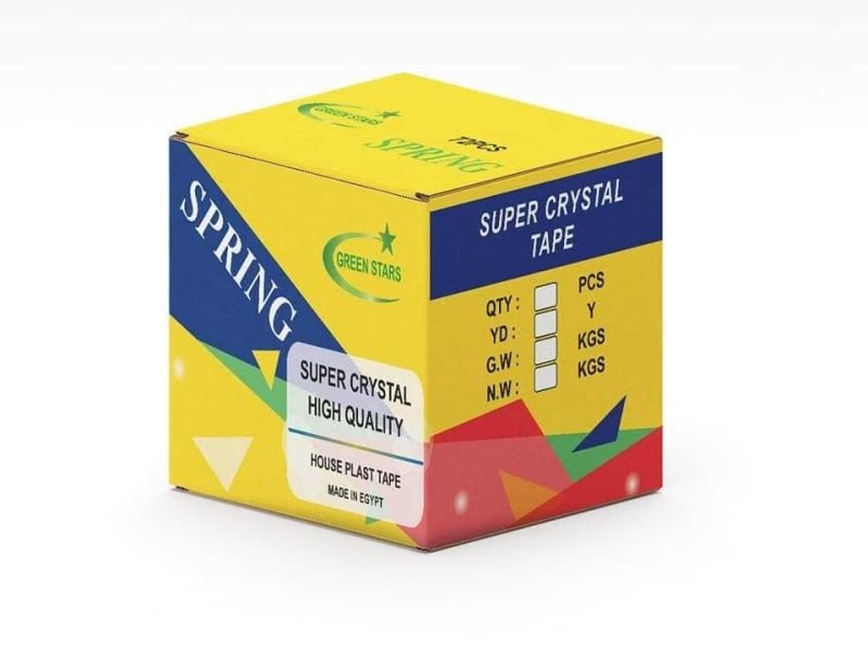سلوتيب كريستال Crystal Adhesive Tape مصنع سلوتيب كريستال هاوس بلاست اتش بيHP   