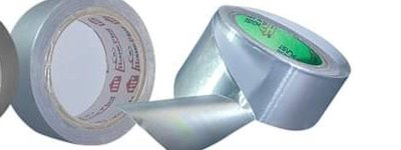 سلوتيب المونيوم فويل Adhesive tape almunium شريط لاصق المونيوم فويل